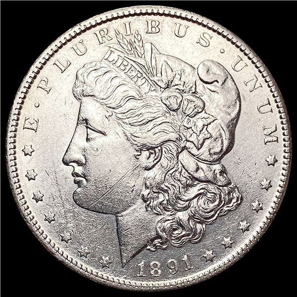 1891-S Morgan Silver Dollar UNCIRCULATED