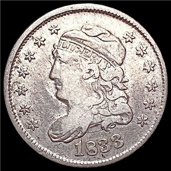 1833 Capped Bust Half Dime NEARLY UNCIRCULATED
