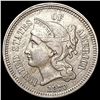 Image 1 : 1870 Nickel Three Cent CLOSELY UNCIRCULATED