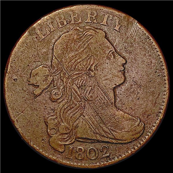 1802 Draped Bust Large Cent NICELY CIRCULATED