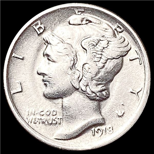 1918 FSB Mercury Dime UNCIRCULATED