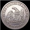 Image 2 : 1858 Seated Liberty Half Dollar CLOSELY UNCIRCULAT