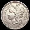 Image 1 : 1881 Nickel Three Cent CLOSELY UNCIRCULATED