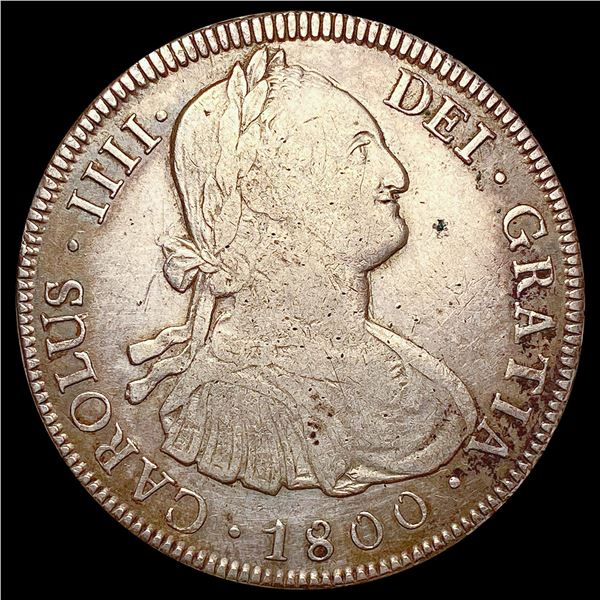 1800PTS PP Bolivia 8 Reales LIGHTLY CIRCULATED
