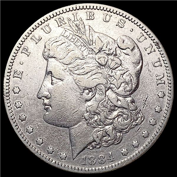 1884-S Morgan Silver Dollar LIGHTLY CIRCULATED