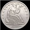 Image 1 : 1873 Seated Liberty Half Dollar CLOSELY UNCIRCULAT
