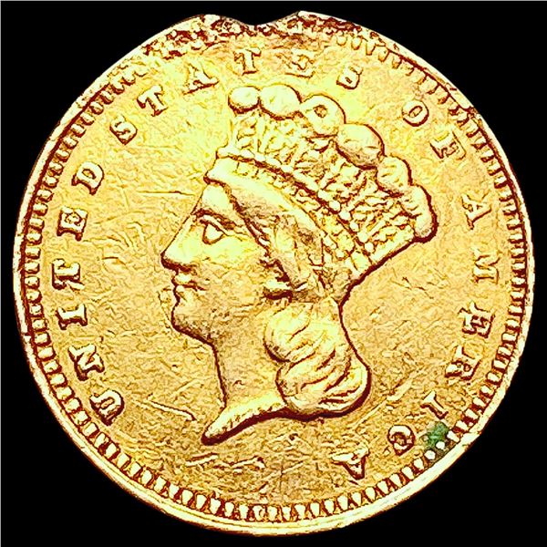 1862 Rare Gold Dollar HIGH GRADE