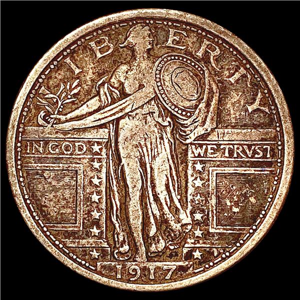 1917 Standing Liberty Quarter NEARLY UNCIRCULATED