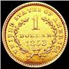Image 2 : 1853 Rare Gold Dollar NEARLY UNCIRCULATED