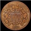 Image 1 : 1869 Two Cent Piece CLOSELY UNCIRCULATED