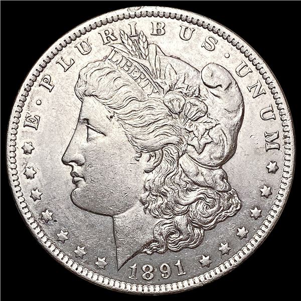 1891-CC Morgan Silver Dollar CLOSELY UNCIRCULATED
