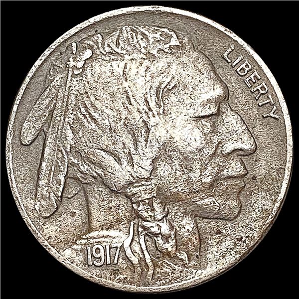 1917-D Buffalo Nickel NEARLY UNCIRCULATED