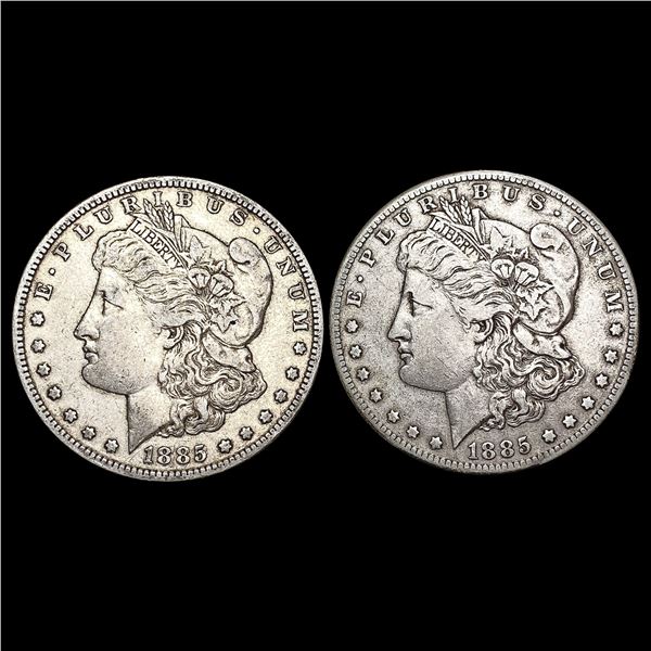 1885-S Morgan Silver Dollar LIGHTLY CIRCULATED