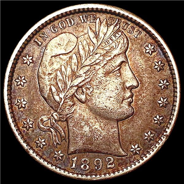 1892-S Barber Quarter CLOSELY UNCIRCULATED
