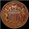 Image 1 : 1864 Two Cent Piece CLOSELY UNCIRCULATED