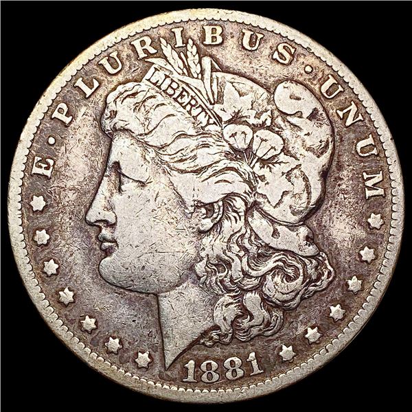 1881-CC Morgan Silver Dollar LIGHTLY CIRCULATED