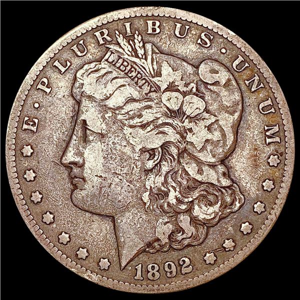 1892-CC Morgan Silver Dollar LIGHTLY CIRCULATED