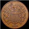 Image 1 : 1866 Two Cent Piece NEARLY UNCIRCULATED