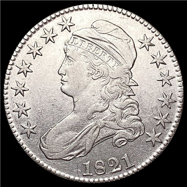 1821 Capped Bust Half Dollar CLOSELY UNCIRCULATED