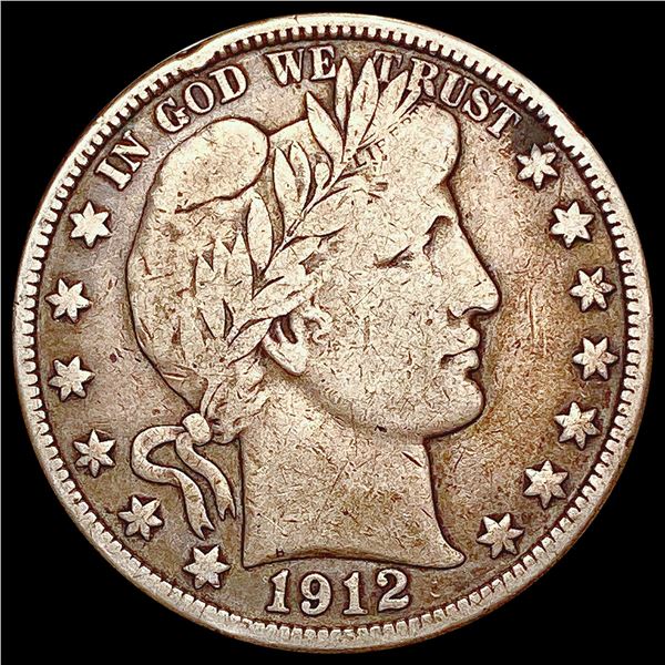 1912-D Barber Half Dollar NICELY CIRCULATED