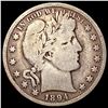 Image 1 : 1894 Barber Half Dollar NICELY CIRCULATED