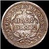 Image 2 : 1858 Seated Liberty Half Dime NEARLY UNCIRCULATED