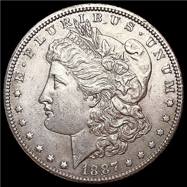 1887-S Morgan Silver Dollar CHOICE AU