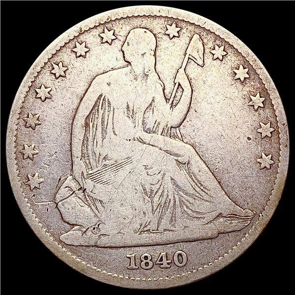 1840-O Seated Liberty Half Dollar NICELY CIRCULATE