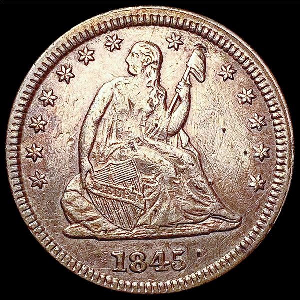 1845 Seated Liberty Quarter HIGH GRADE