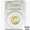 Image 1 : 1941 Washington Silver Quarter NCI PR65