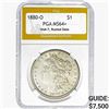 Image 1 : 1880-O Morgan Silver Dollar PGA MS64+ VAM-7, Ruste