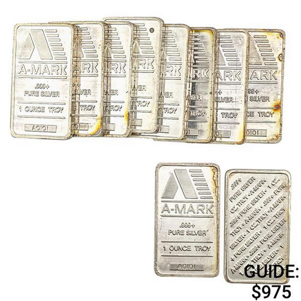 [10] A-Mark 1 Oz Silver Bar