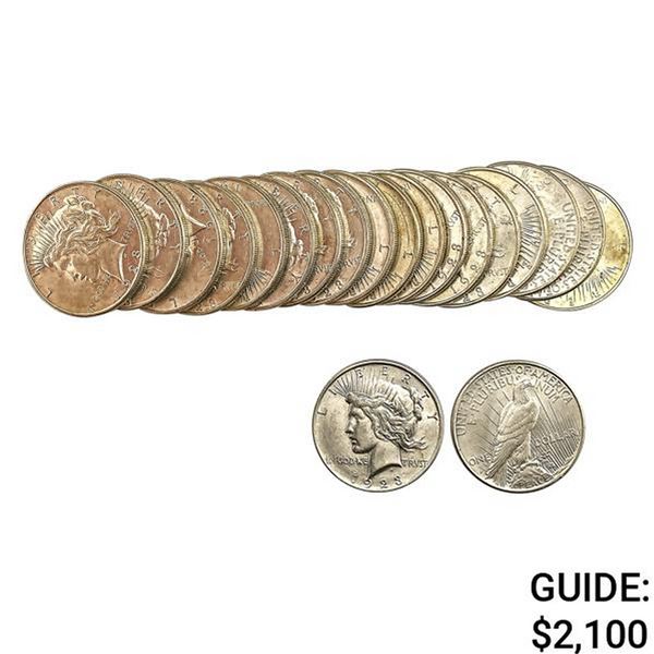 [20] 1923-D Silver Peace Dollar