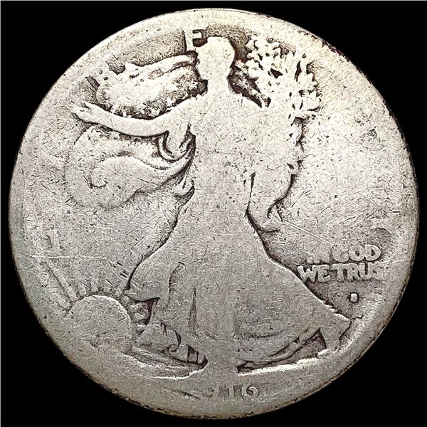 1916-S Walking Liberty Half Dollar NICELY CIRCULAT