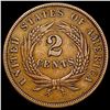 Image 2 : 1864 Two Cent Piece LIGHTLY CIRCULATED
