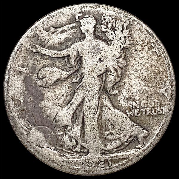 1921-S Walking Liberty Half Dollar NICELY CIRCULAT
