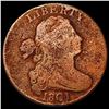 Image 1 : 1801 Draped Bust Large Cent NICELY CIRCULATED