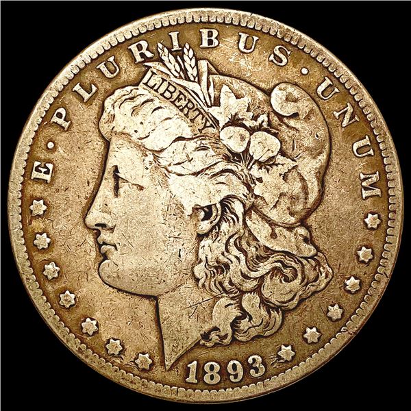 1893-CC Morgan Silver Dollar NICELY CIRCULATED