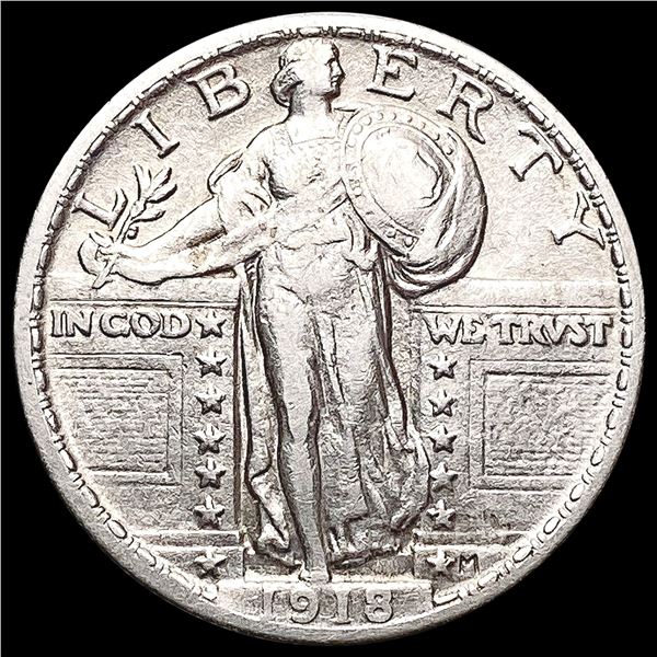1918 Standing Liberty Quarter CLOSELY UNCIRCULATED