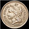 Image 1 : 1869 Nickel Three Cent CLOSELY UNCIRCULATED