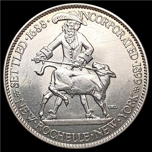1938 New Rochelle Half Dollar CHOICE BU