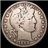 Image 1 : 1908-O Barber Half Dollar NICELY CIRCULATED