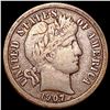 Image 1 : 1907-O Barber Dime NICELY CIRCULATED