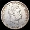 Image 1 : 1883 Kingdom of Hawaii Quarter CLOSELY UNCIRCULATE