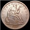 Image 1 : 1867-S Seated Liberty Half Dollar CLOSELY UNCIRCUL