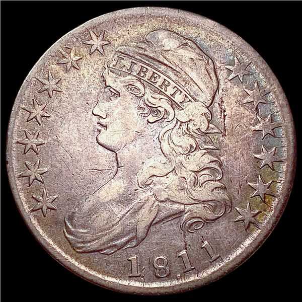 1811 Capped Bust Half Dollar CLOSELY UNCIRCULATED