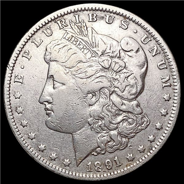 1891-O Morgan Silver Dollar CLOSELY UNCIRCULATED