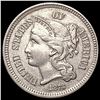 Image 1 : 1872 Nickel Three Cent NEARLY UNCIRCULATED