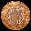 Image 1 : 1867 Two Cent Piece CLOSELY UNCIRCULATED