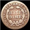 Image 2 : 1842-O Seated Liberty Half Dime NICELY CIRCULATED